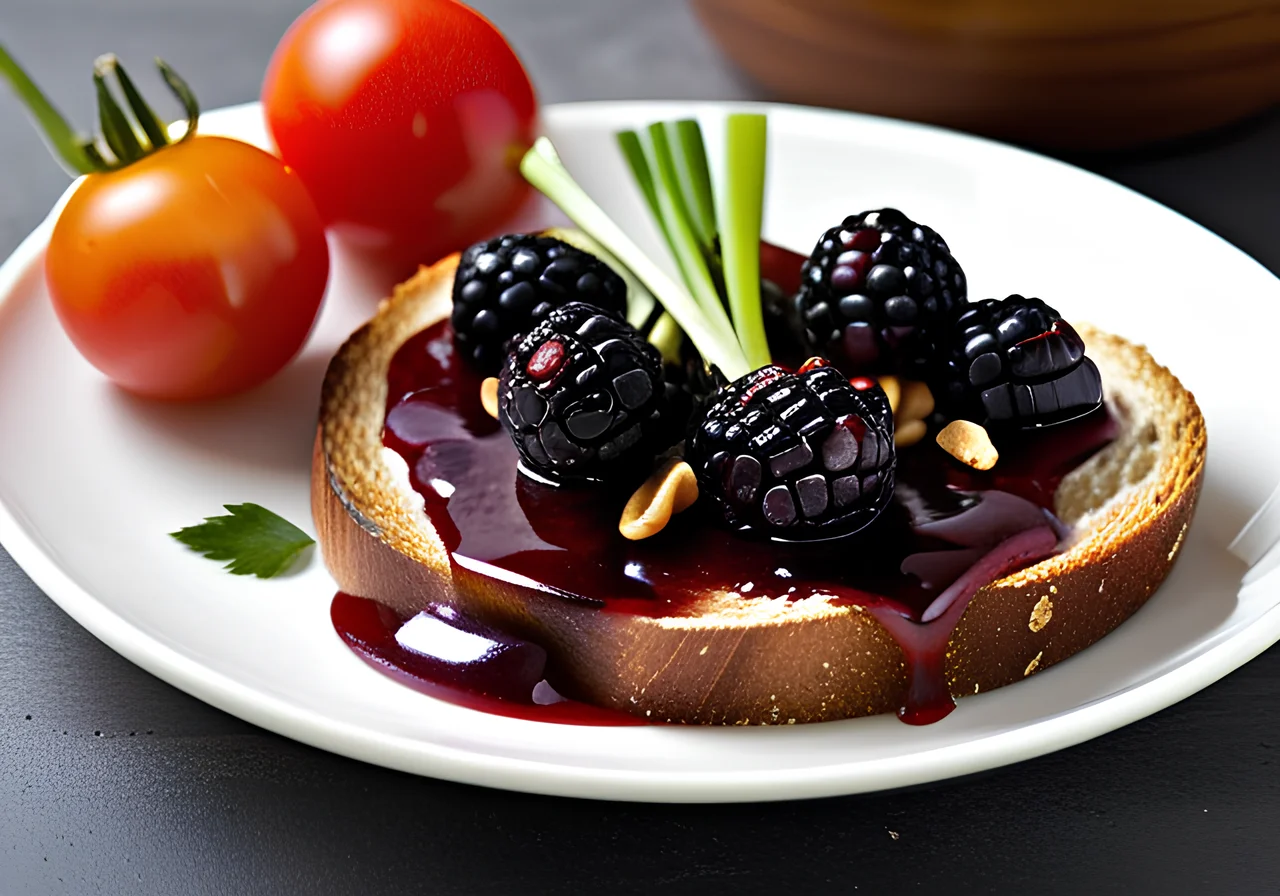 Tomato-Blackberry Chutney