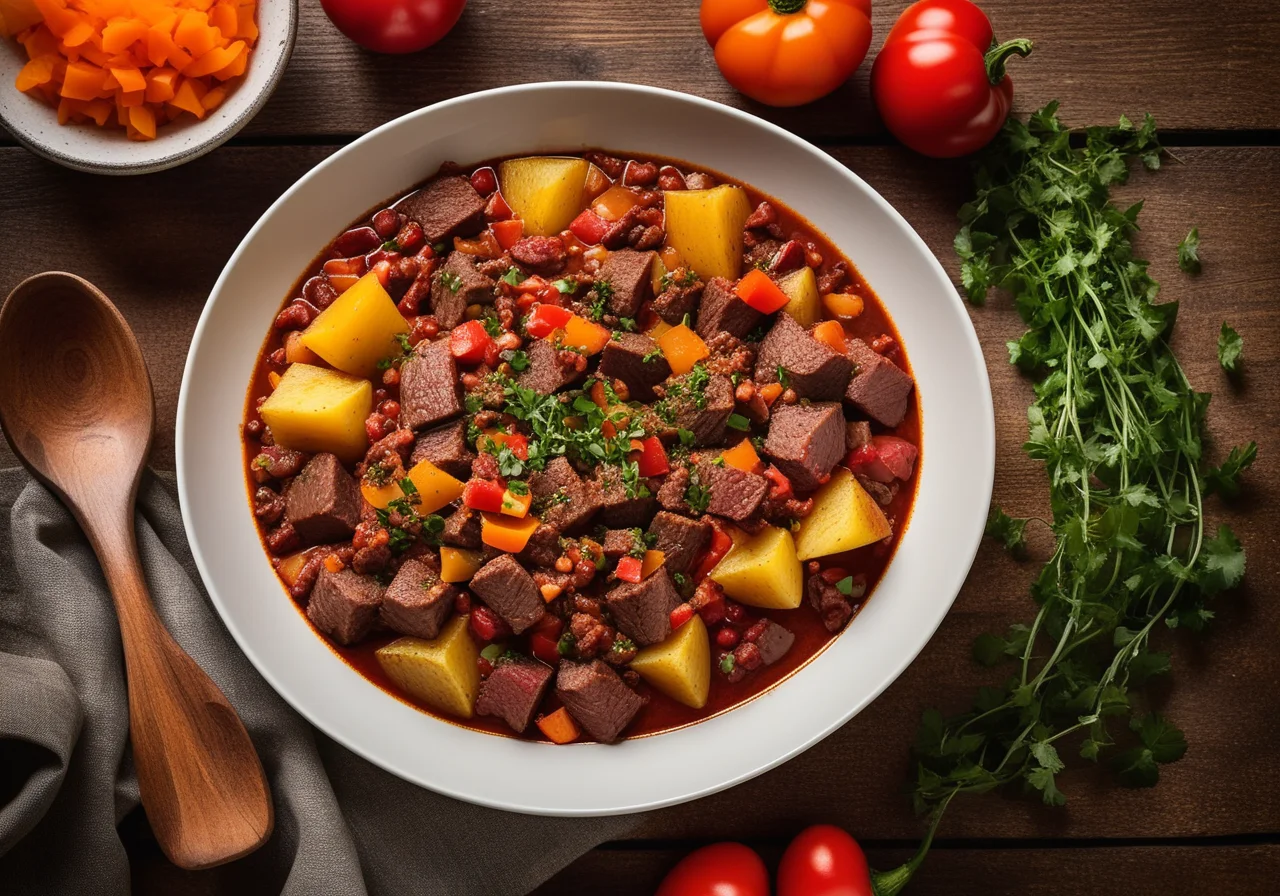 Chili con Carne with Potatoes