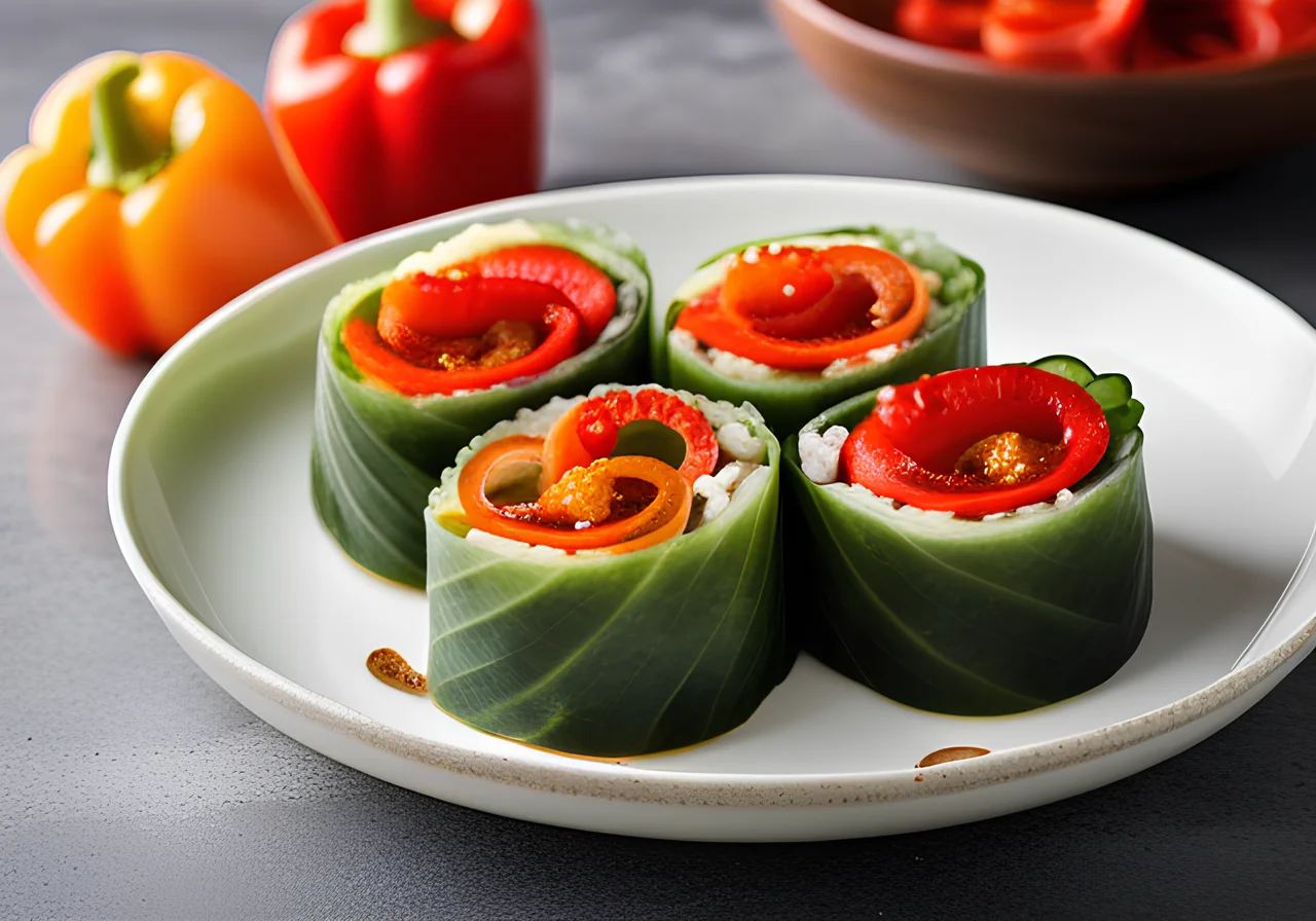 Rice Paper Rolls with Tofu