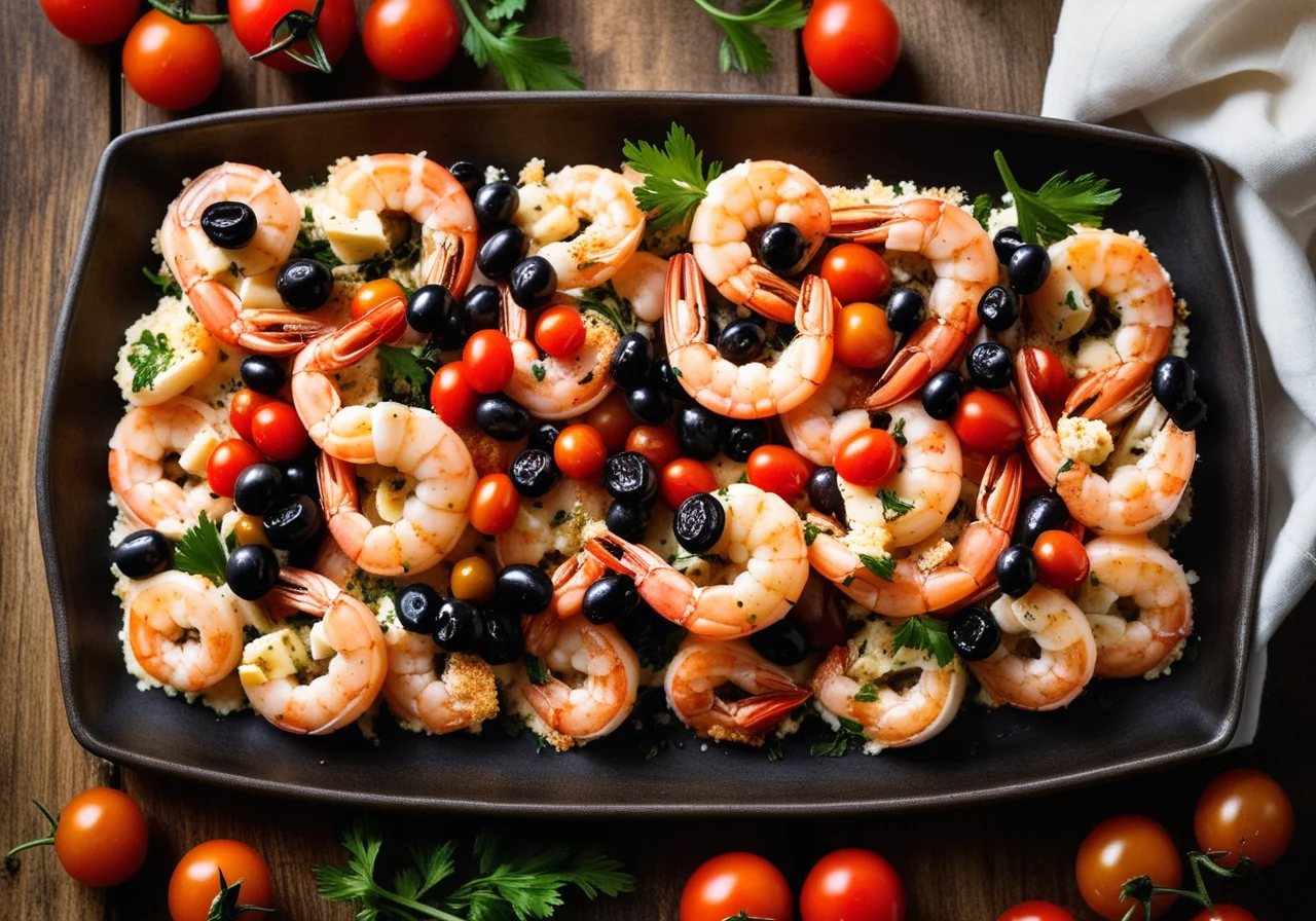 Baked Shrimp with Tomatoes