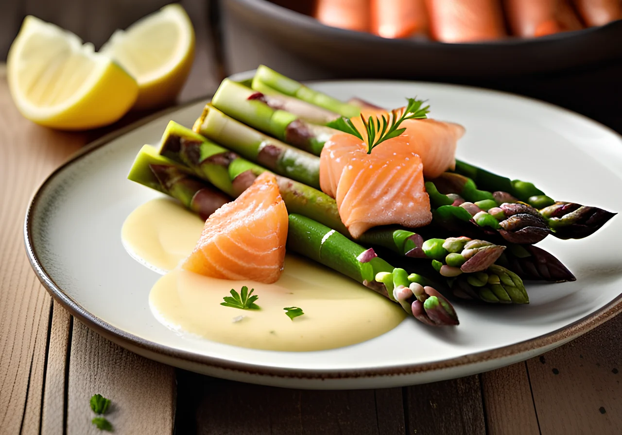 Asparagus with Salmon