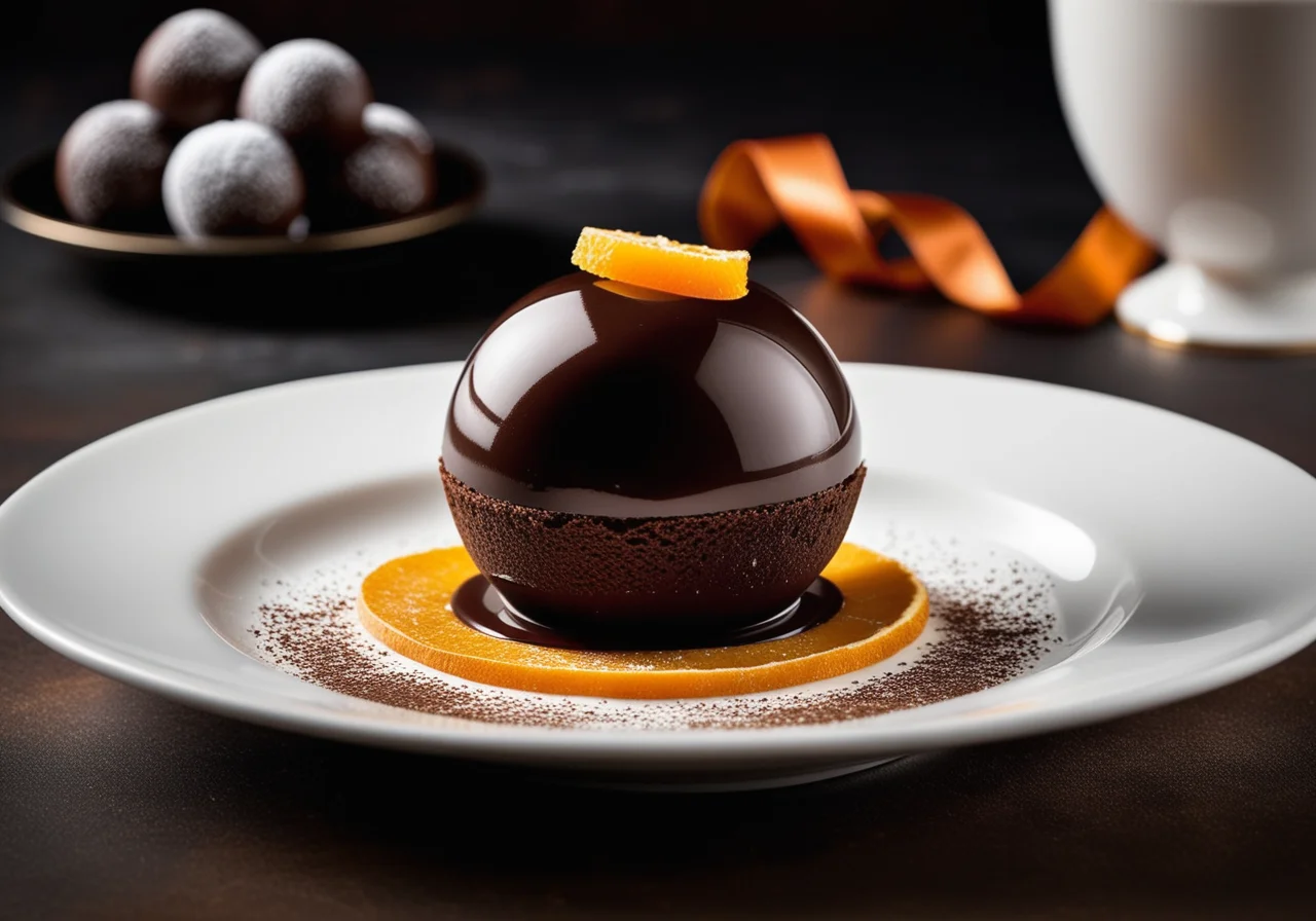 Black and White Chocolate Balls