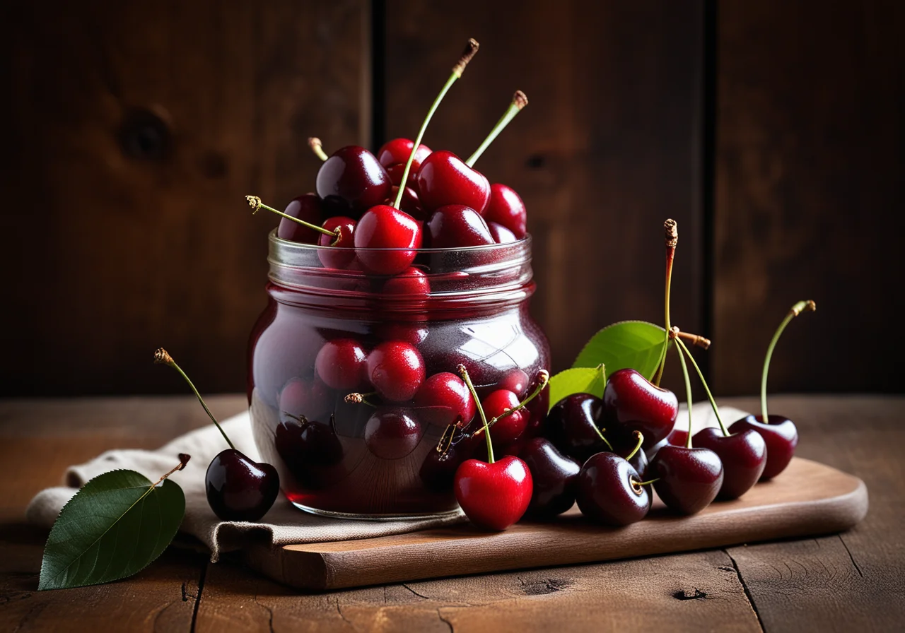 Pickled Cherries