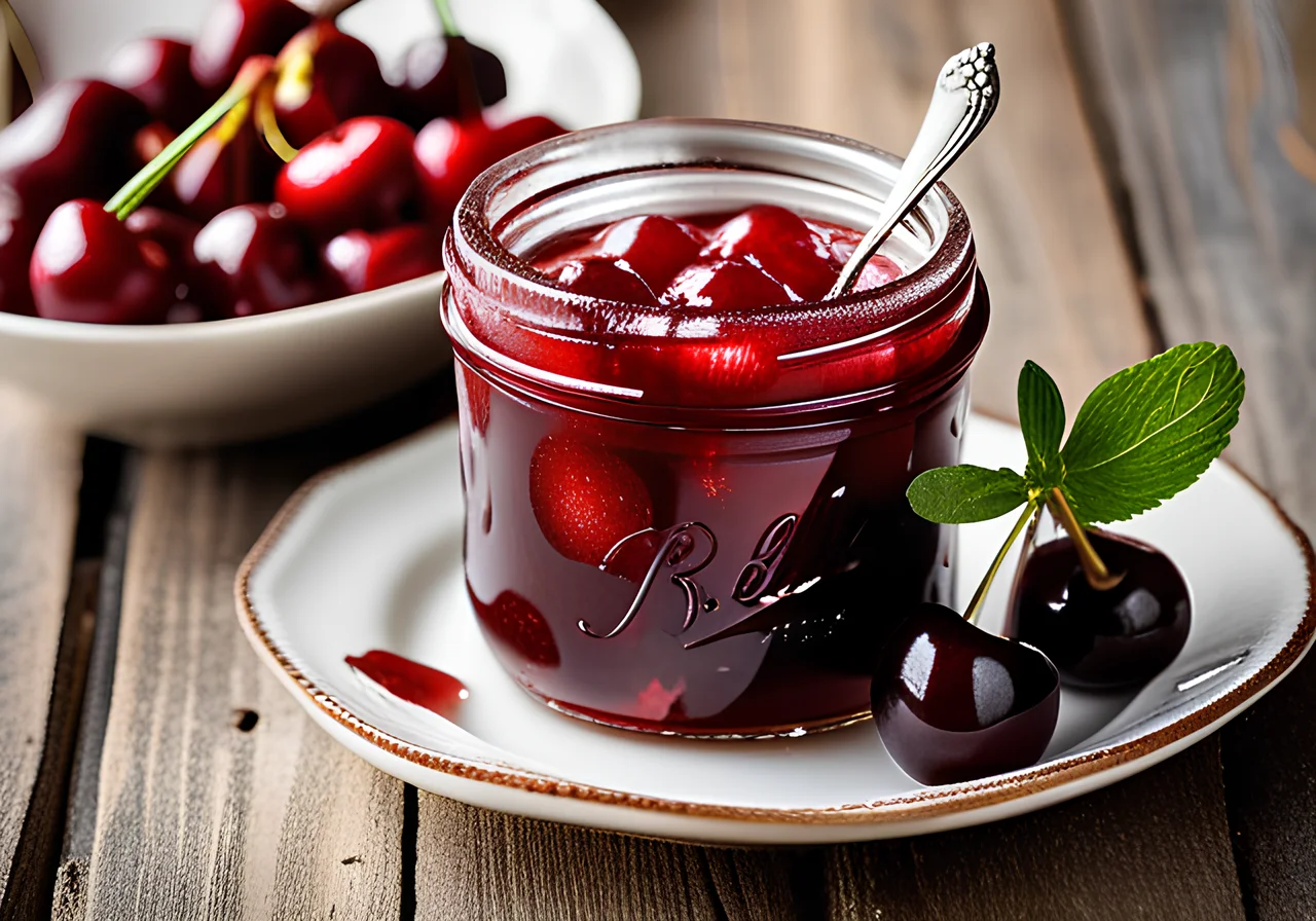 Glass Cherry Jam