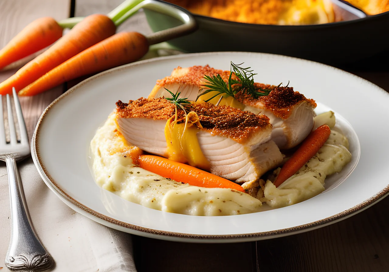 Chicken Carrot Gratin