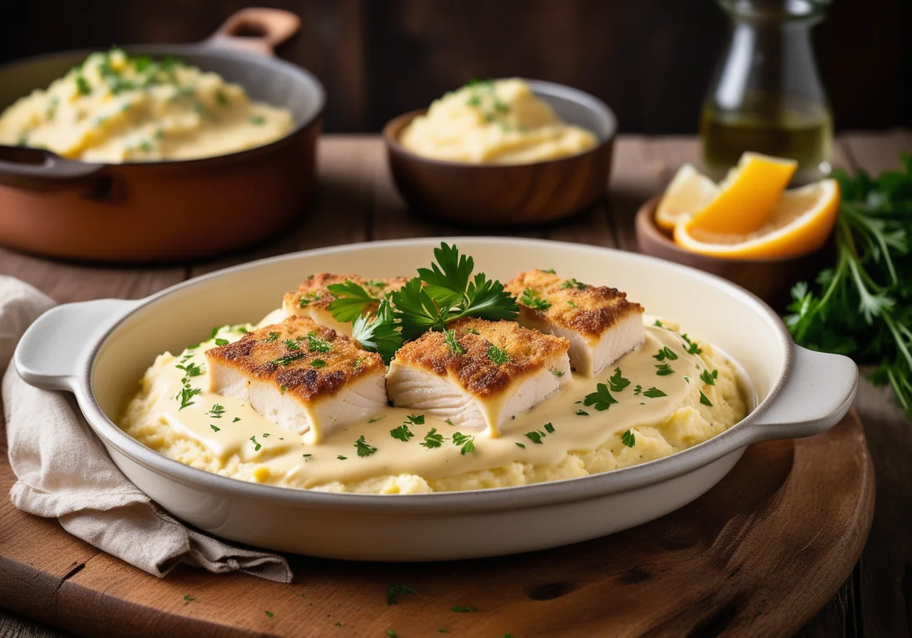 Fish Potato Puree Casserole
