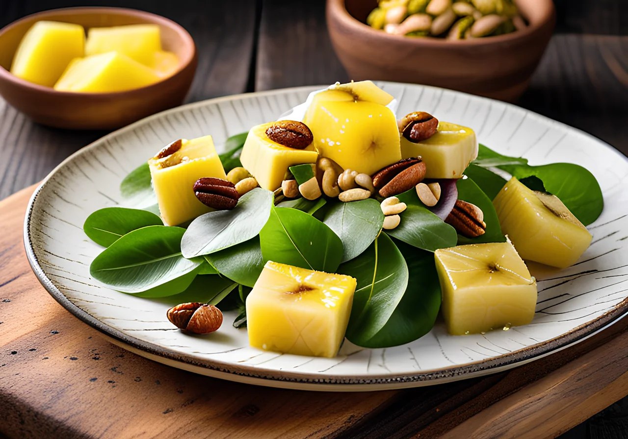 Chicory Salad with Pineapple