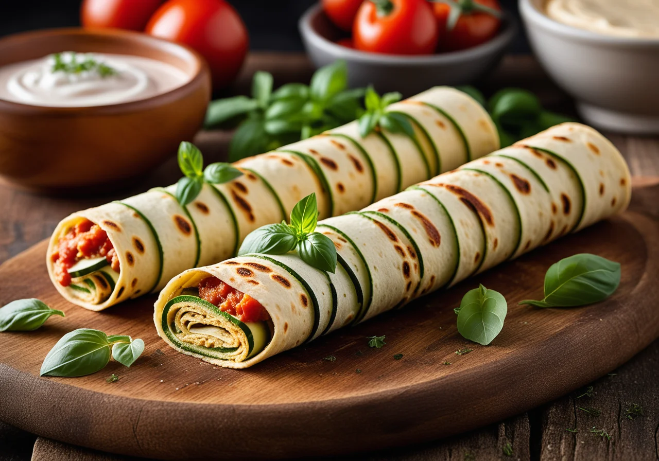 Baked Tortilla Rolls