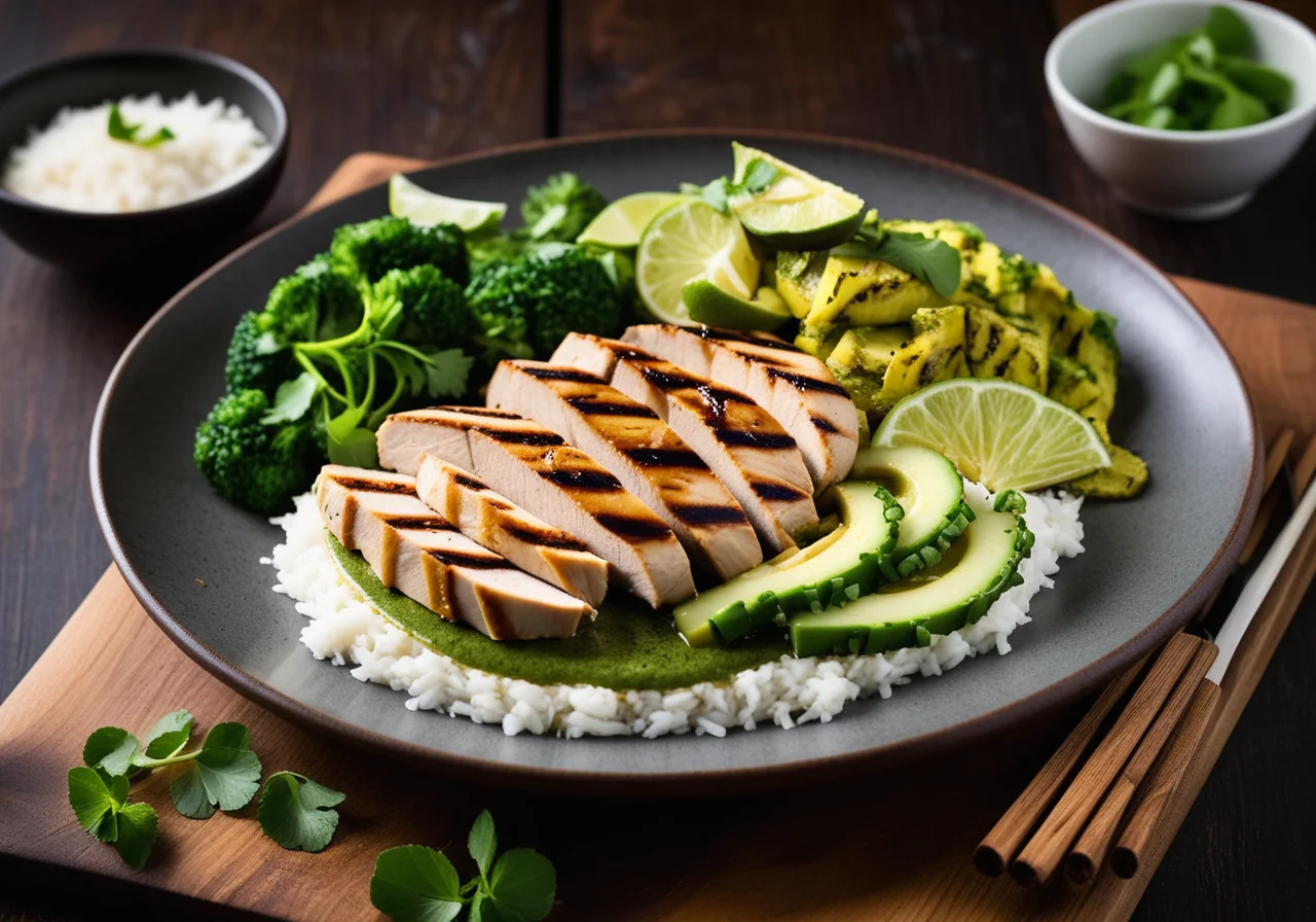 Chicken with Green Vegetables