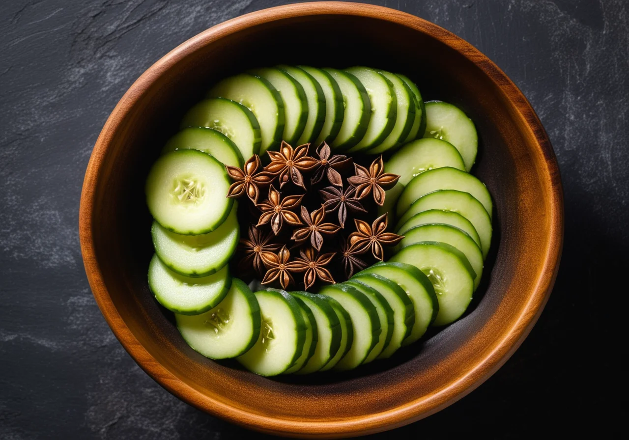 Marinated Honey Cucumbers