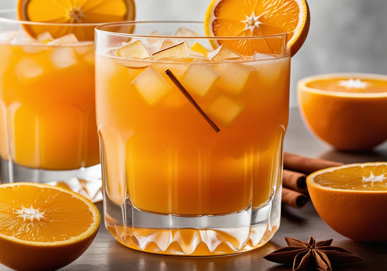 Orange Punch with Starfruit