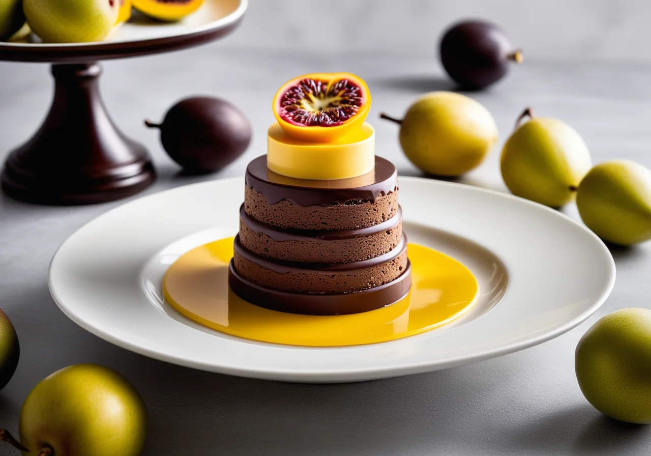 Passionfruit Chocolate Tower