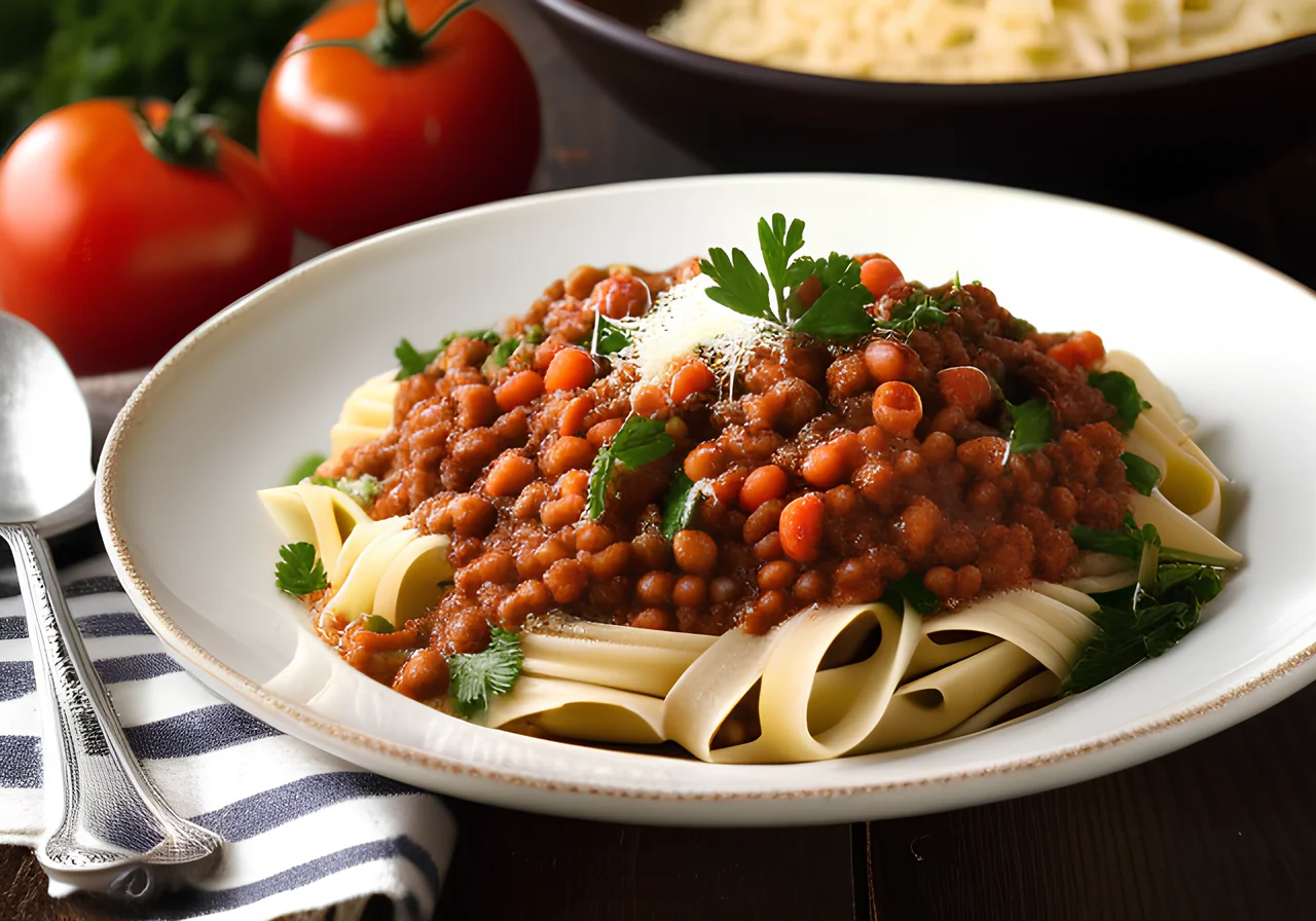 Lentil Vegetable Bolognese for the Thermomix®