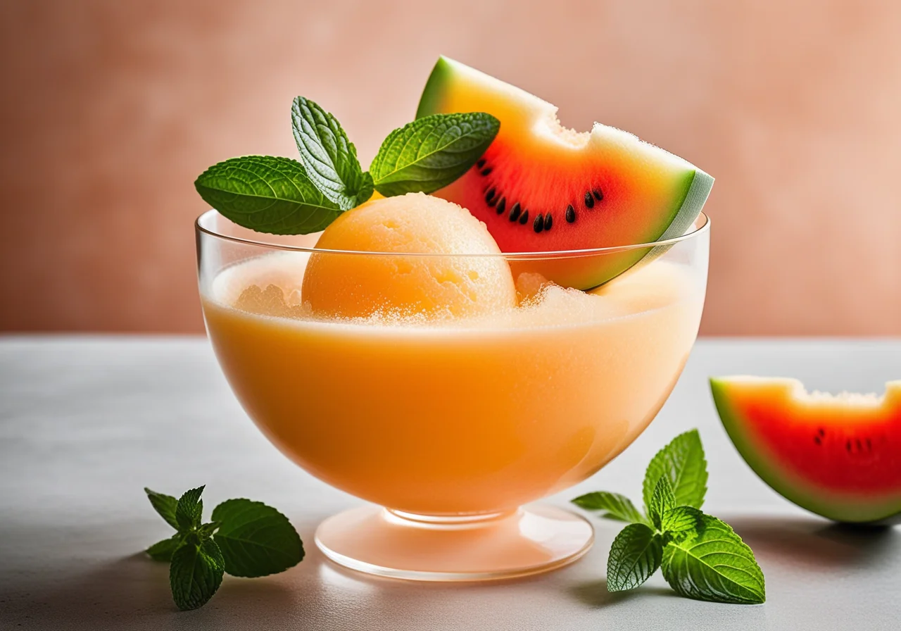 Melonensorbet