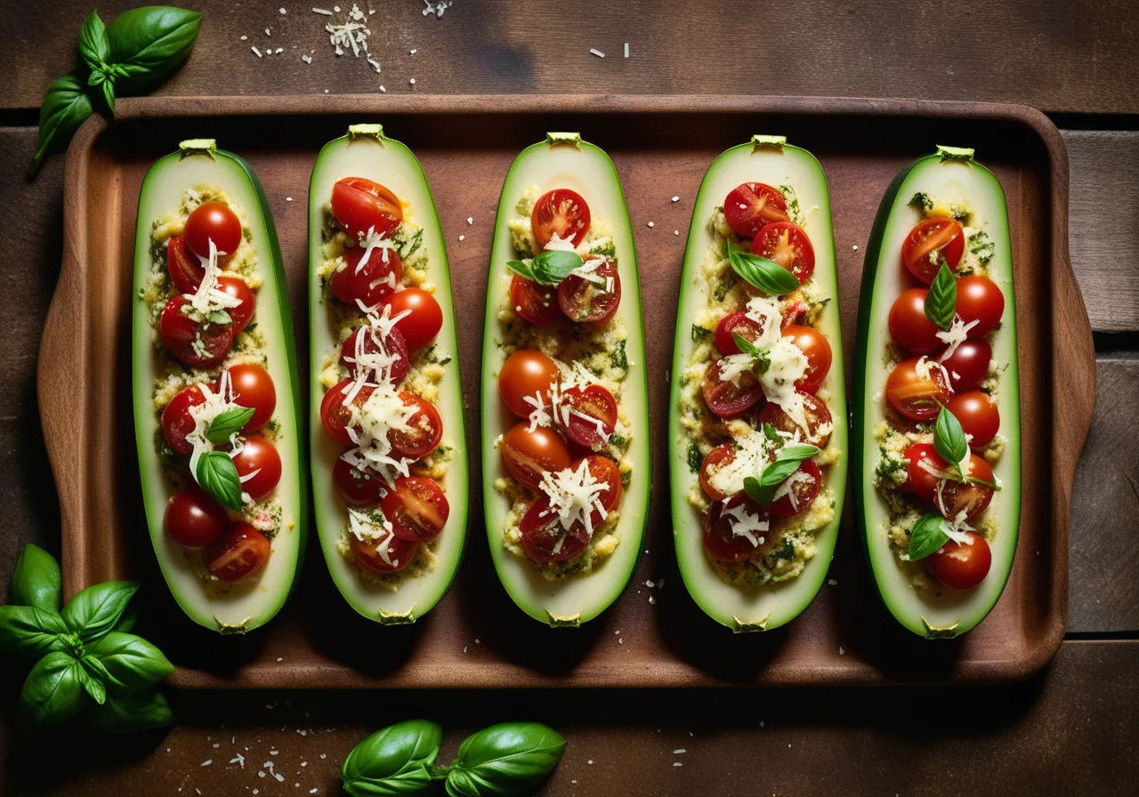 Stuffed Zucchini Boats