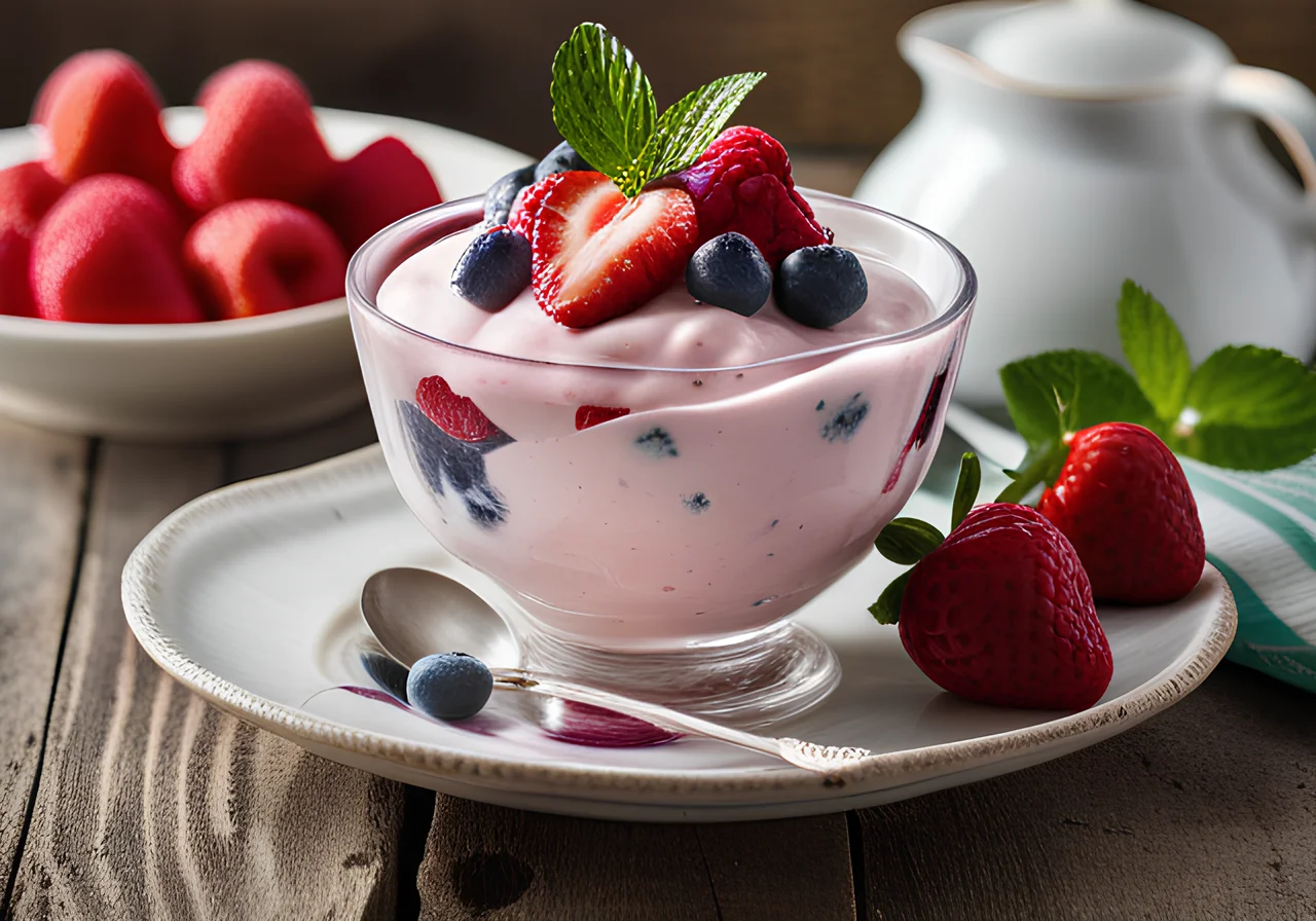 Berry Yogurt Cream