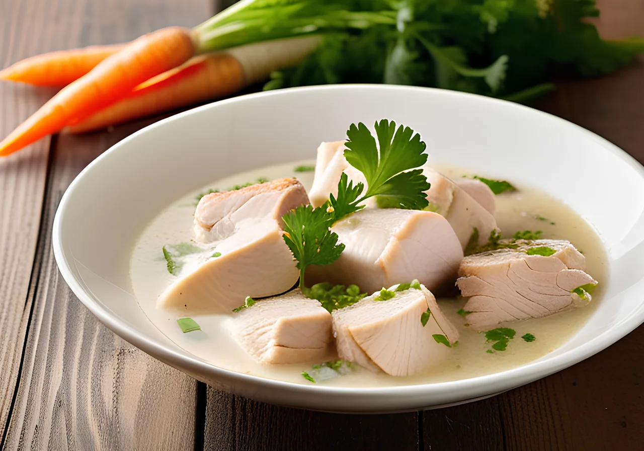 Chicken Fricassée with Rice