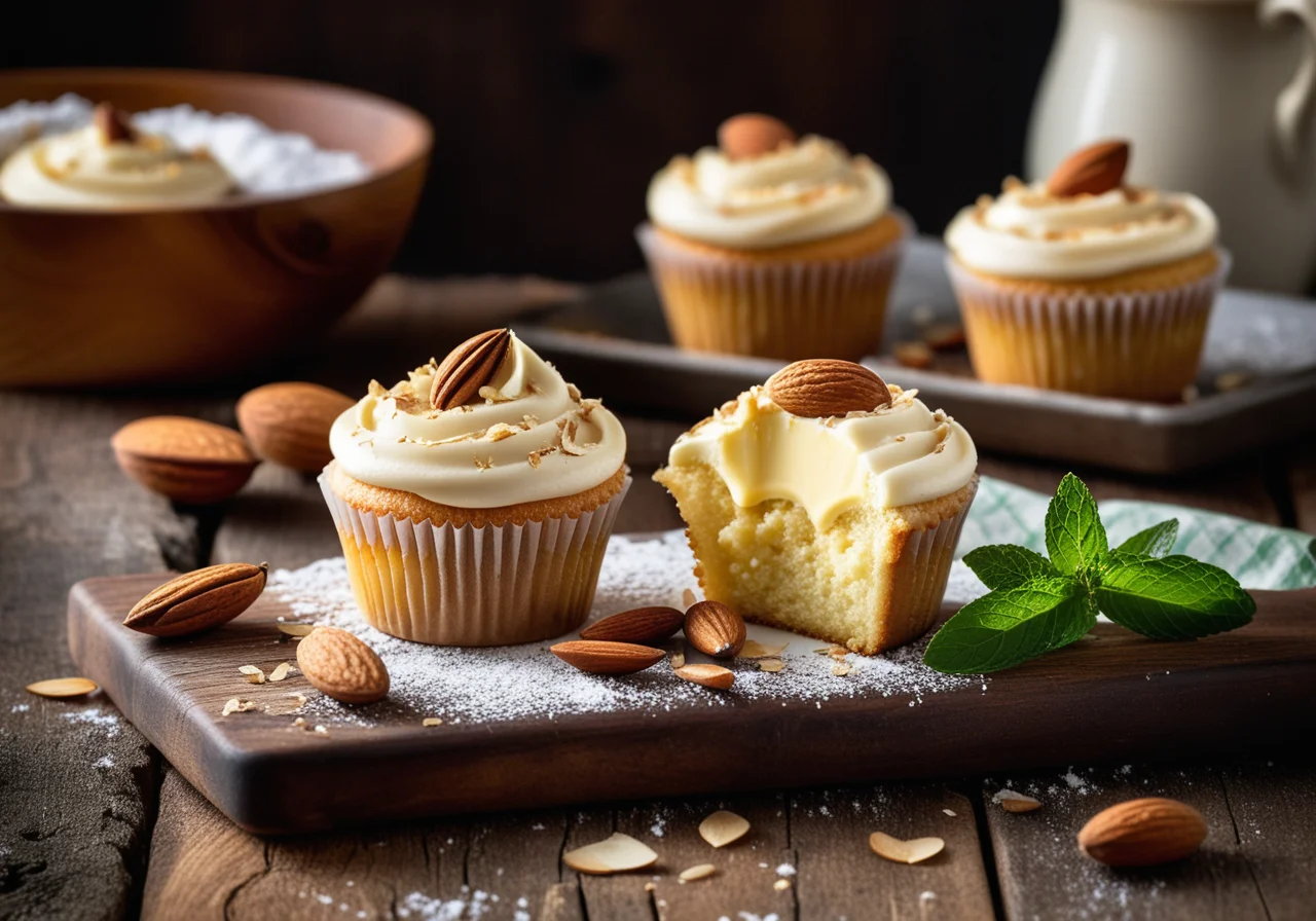 Almond Cupcake