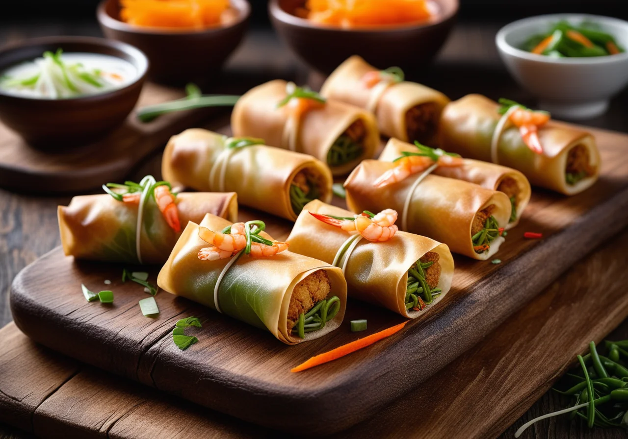 Spring Rolls with Shrimp