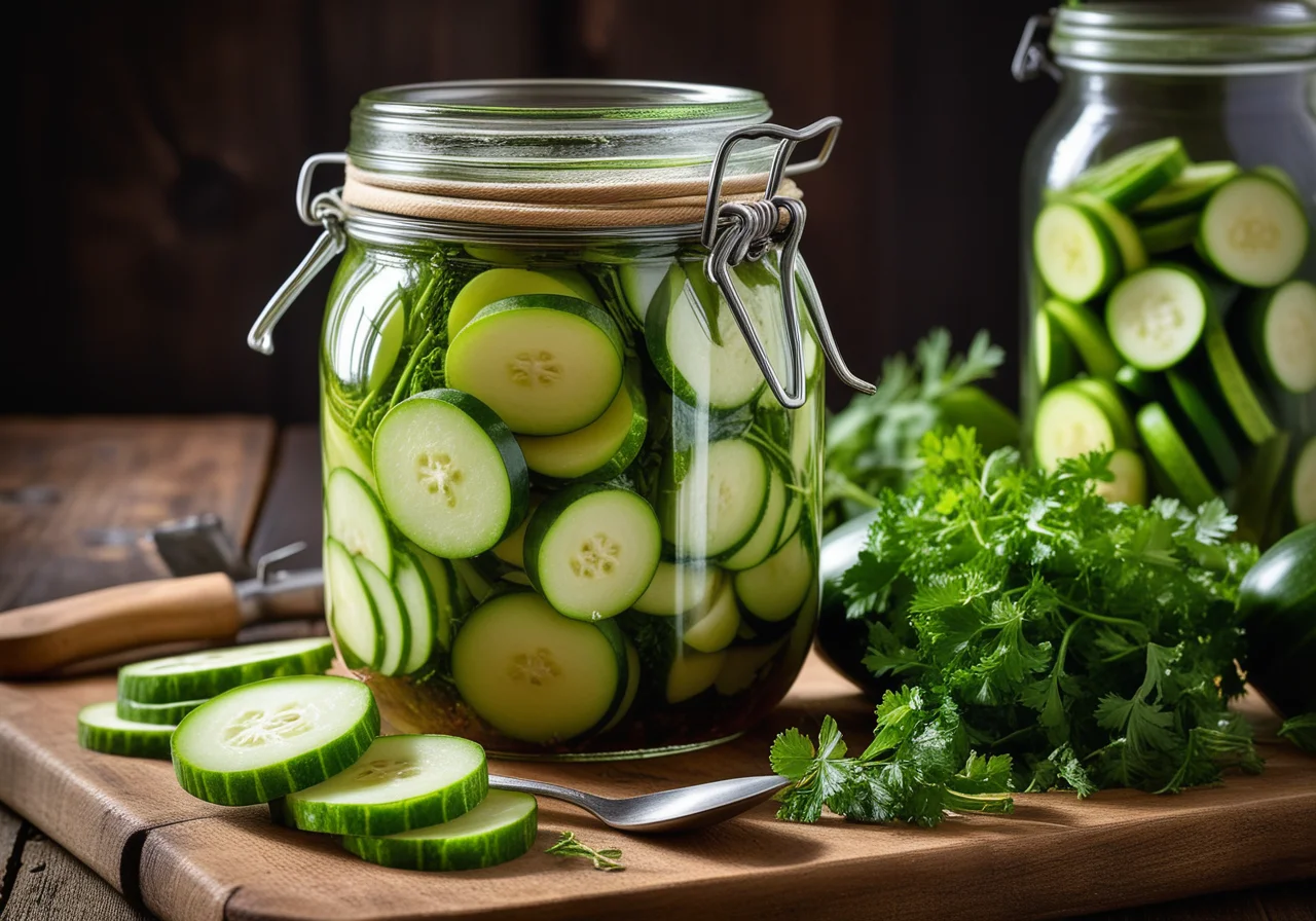 Pickled Zucchini