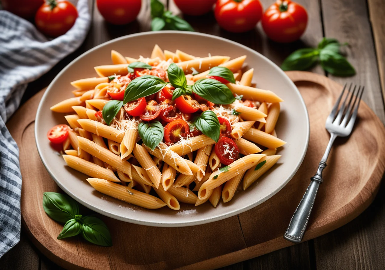 Penne with Chili Ricotta
