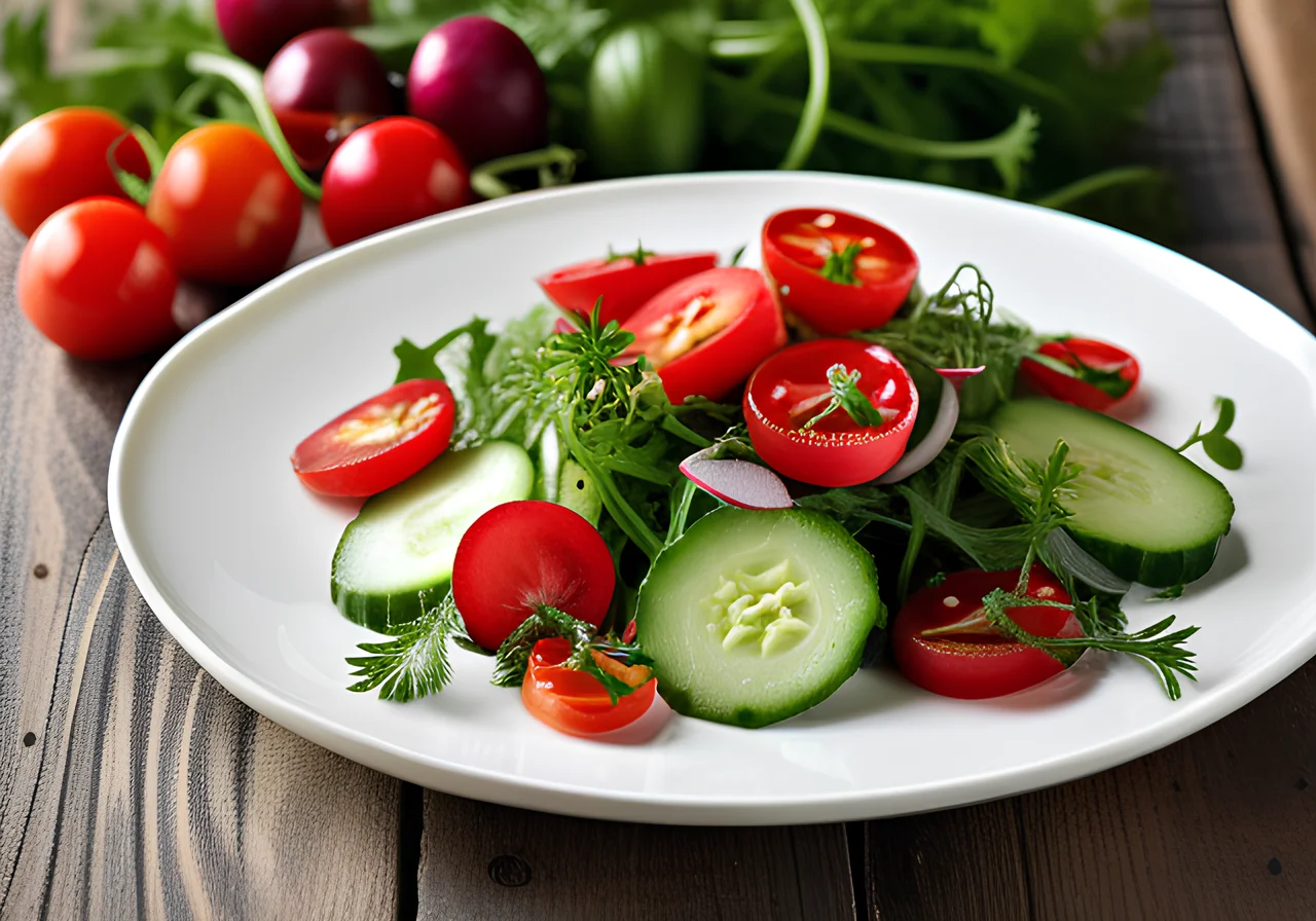 Radish and Cucumber Salad