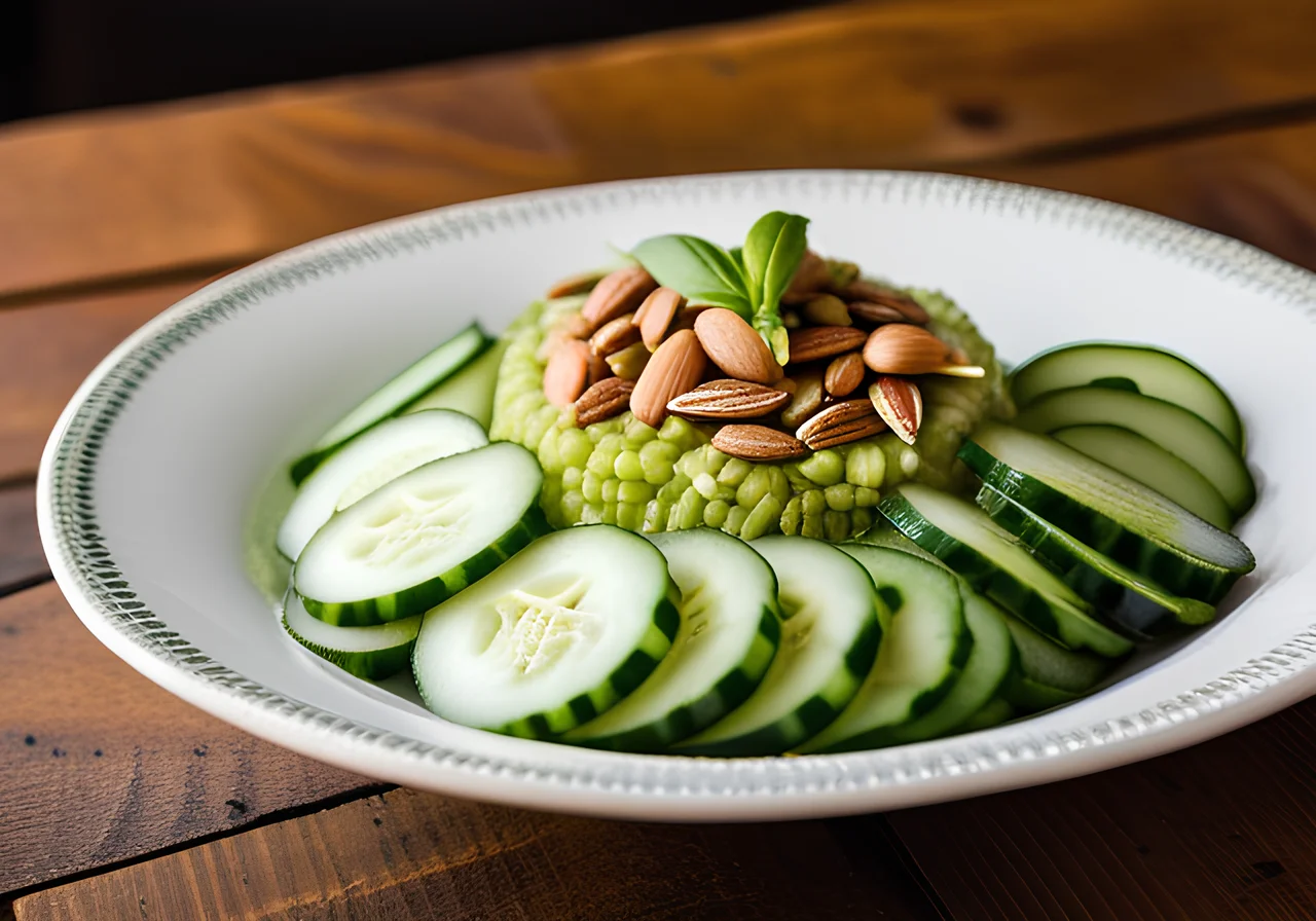 Green Cucumber Vegetable