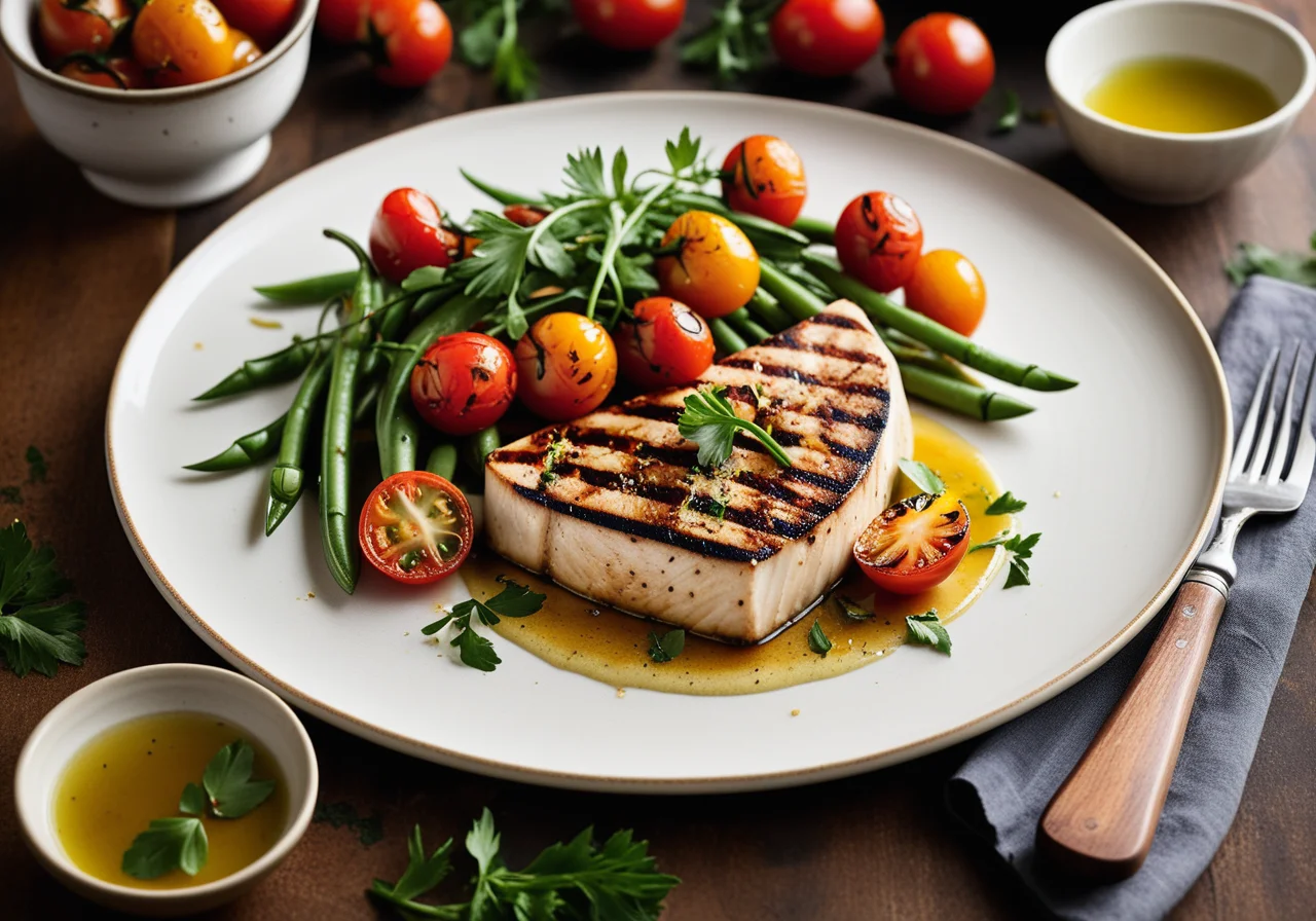 Swordfish Steaks with Tomatoes
