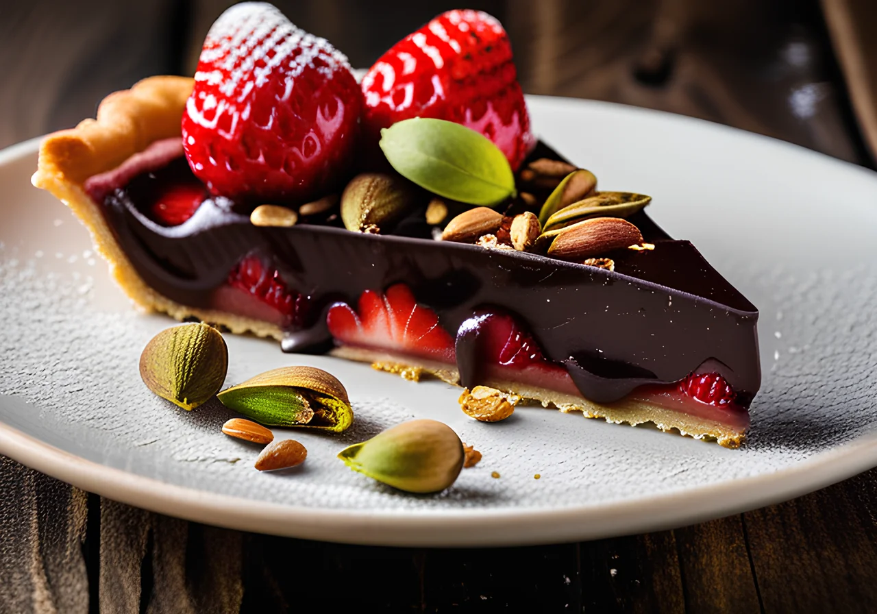 Chocolate Strawberry Tart