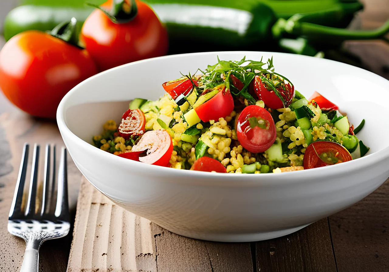 Bulgur Vegetable Salad
