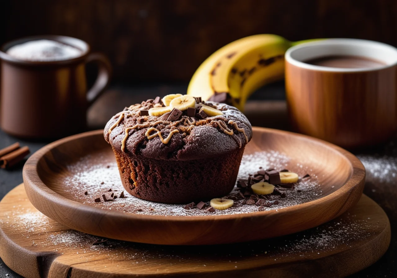 Chocolate Banana Muffins