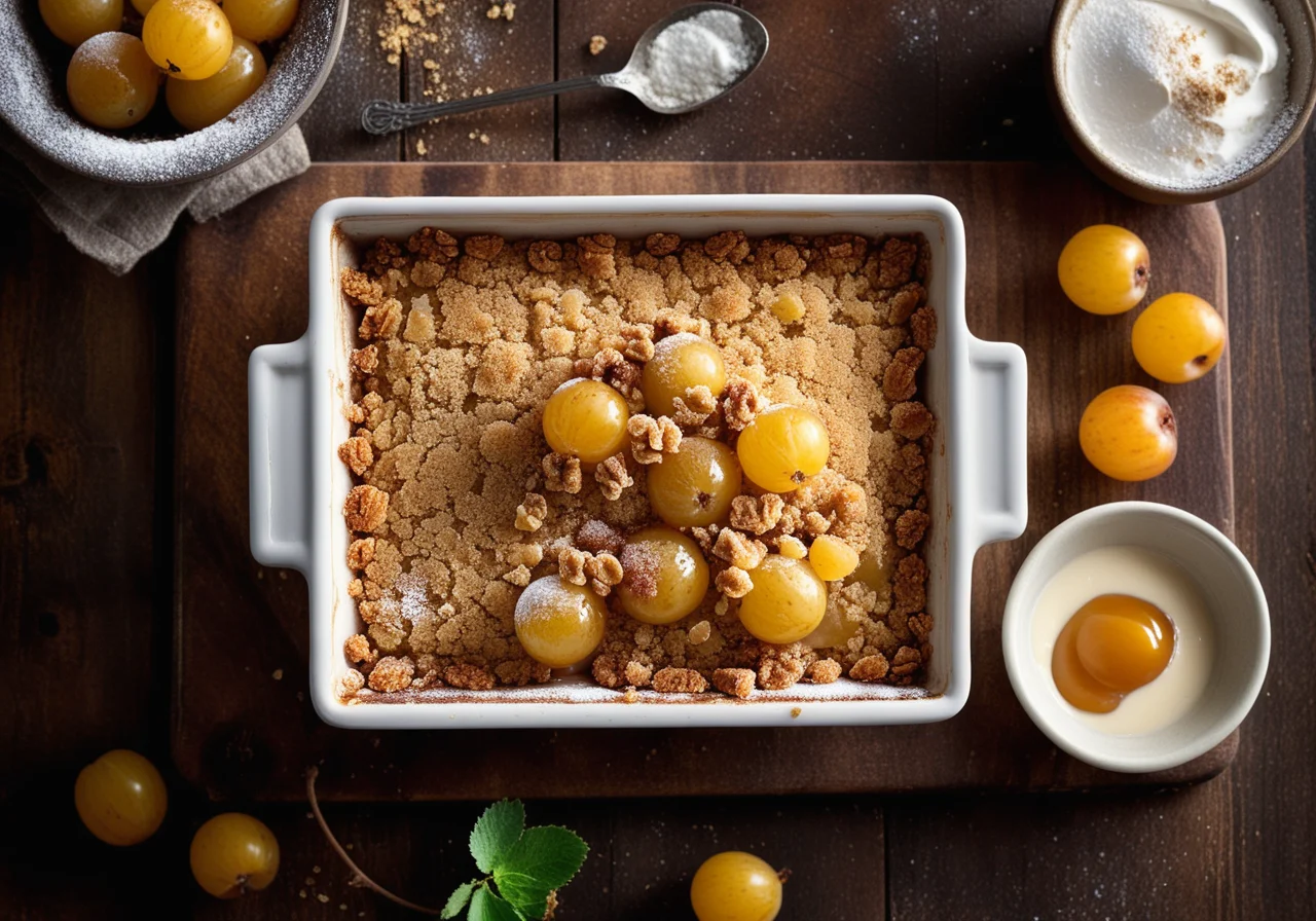 Gooseberry Crumble