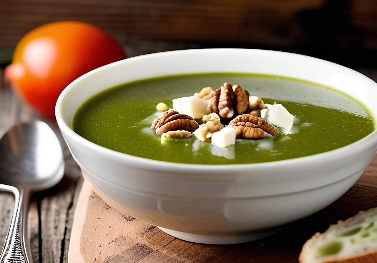 Green Gazpacho with Feta