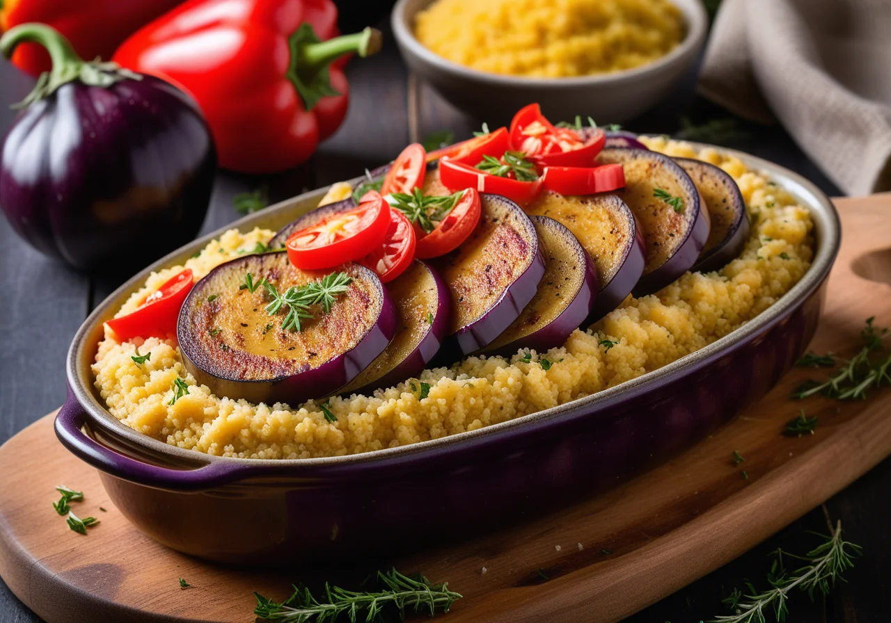 Baked Stuffed Eggplants