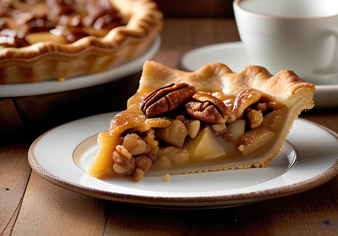 Apple Pie with Pecannuts