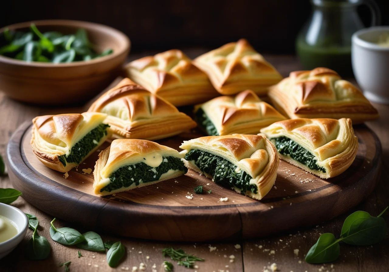 Spinach Yufka Pastries