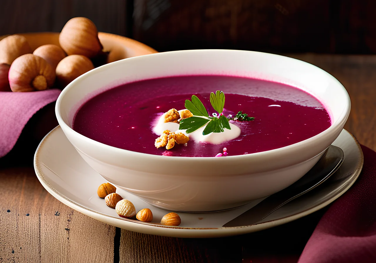 Beetroot Soup with Gingerbread Spice for the Thermomix®