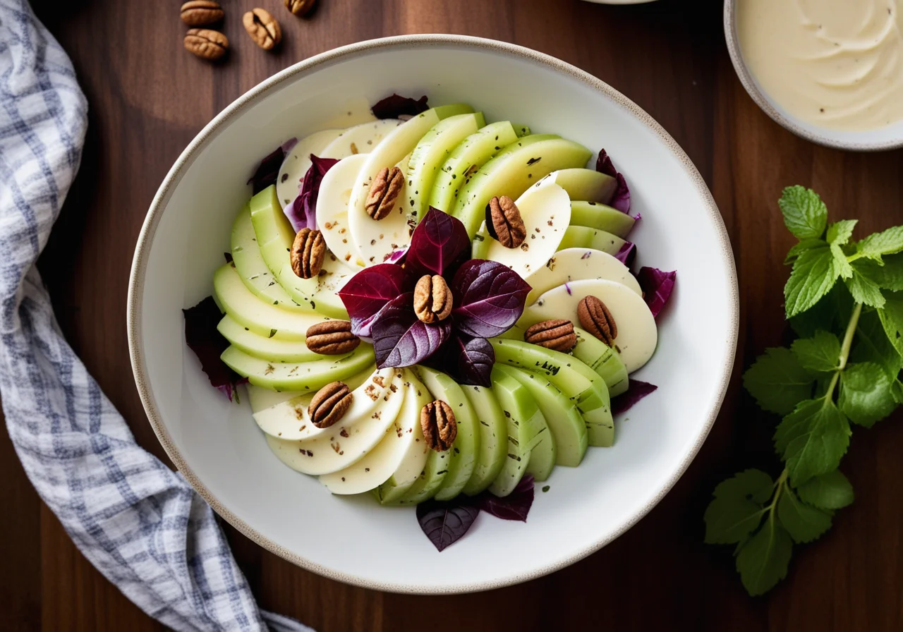 Waldorf Salad with Grapes and Radicchio