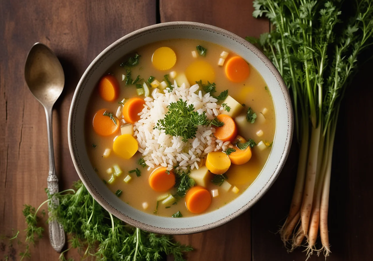 Rice Vegetable Soup