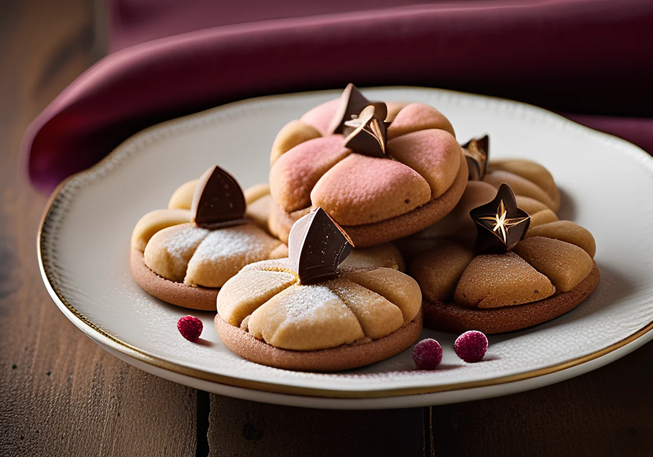 Nougat-Marzipan Cookies