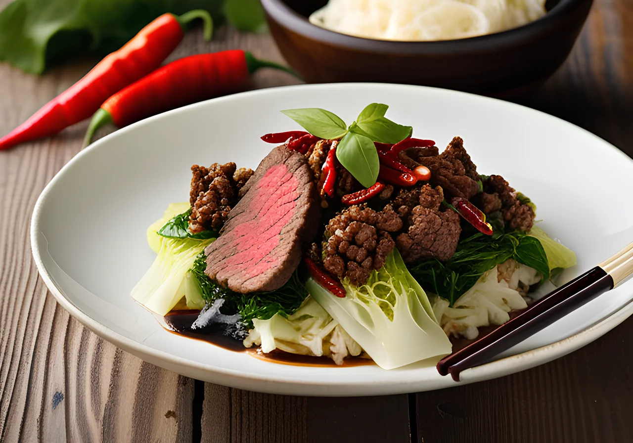 Cabbage with Ground Beef