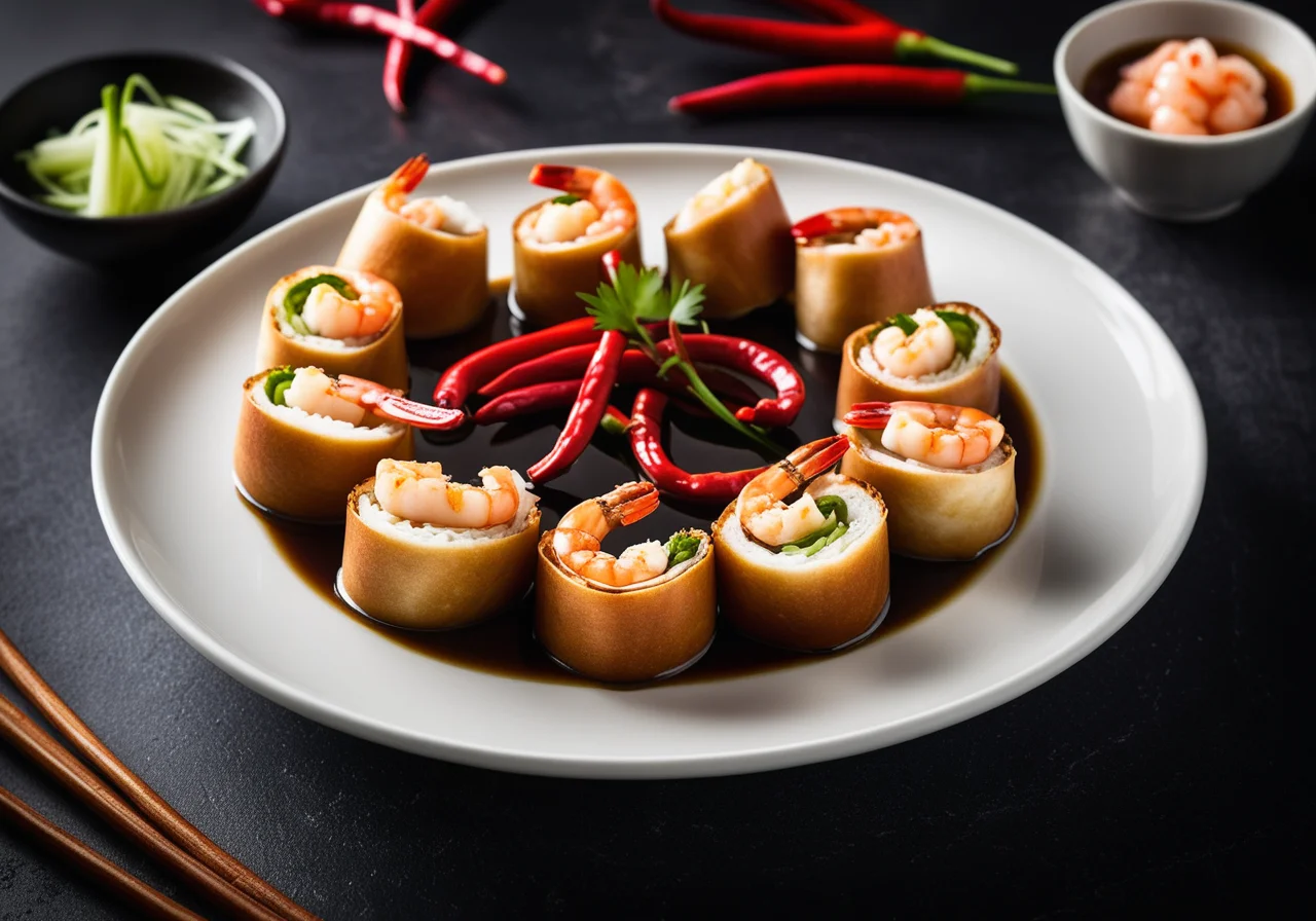 Shellfish Rolls with Shrimp