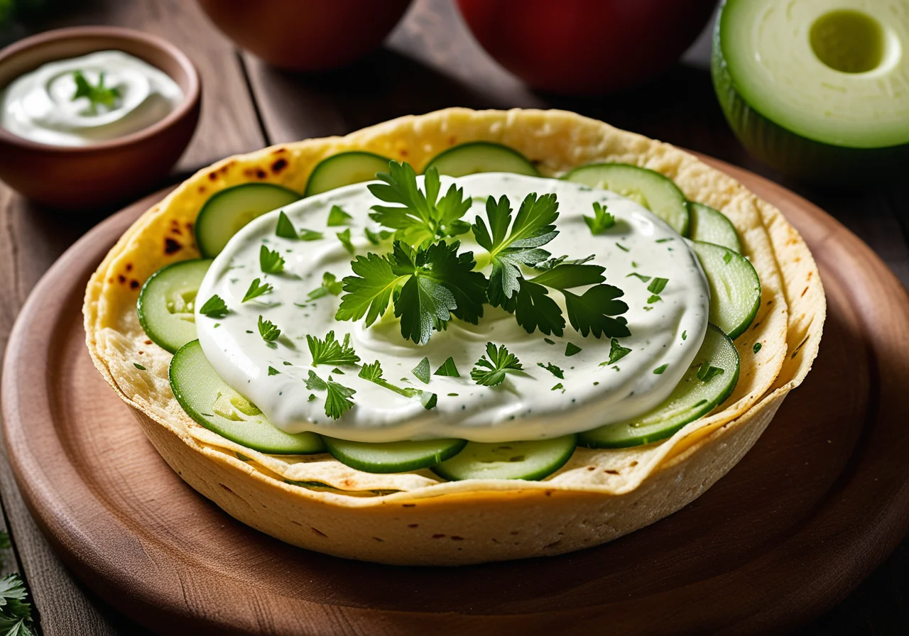 Quark Tortilla with Celery