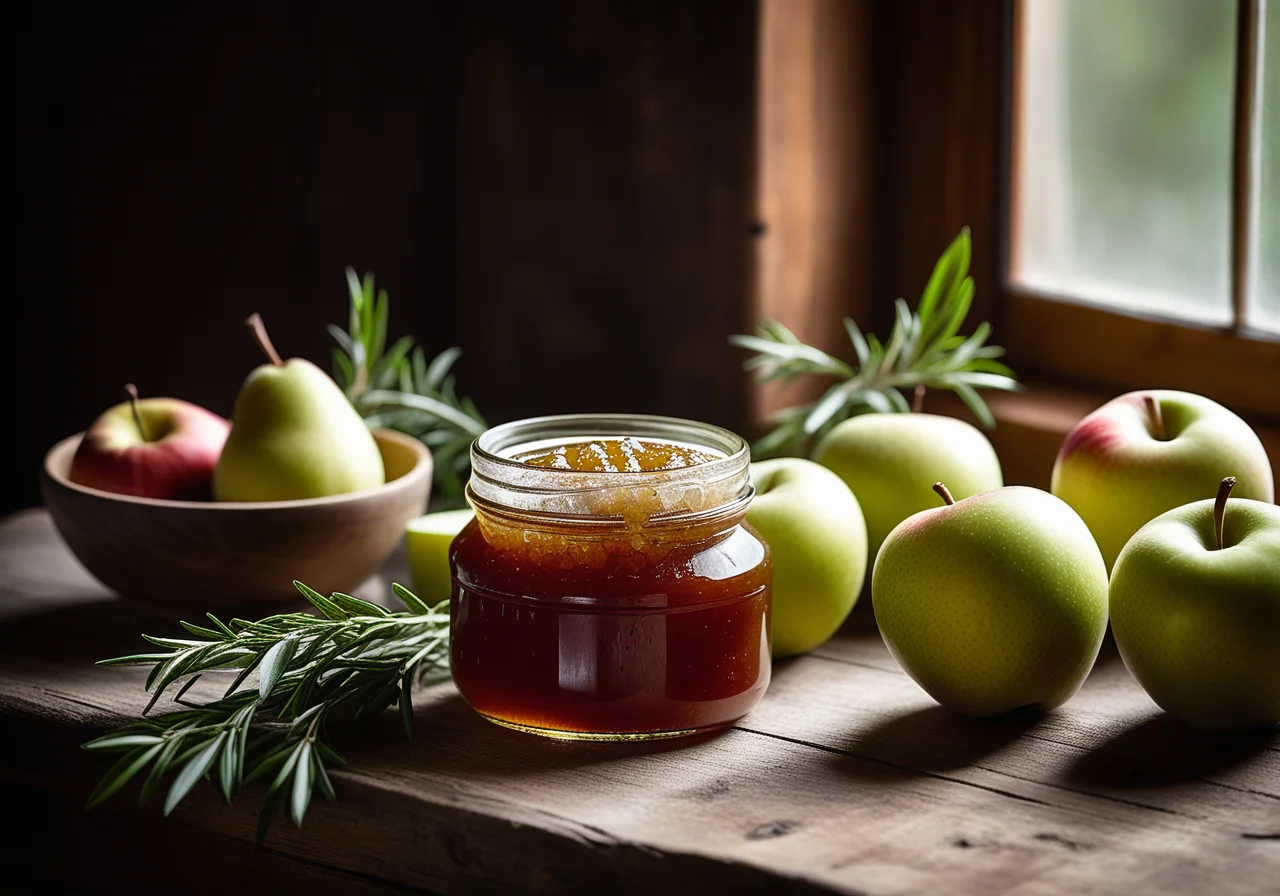 Apple Pear Tarragon Jam