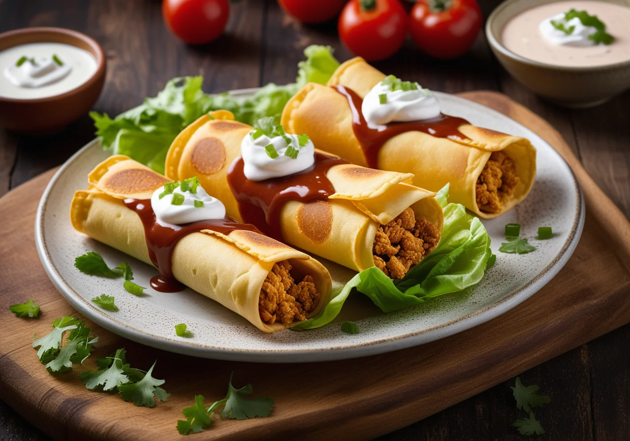 Tortillas with Chicken Filling