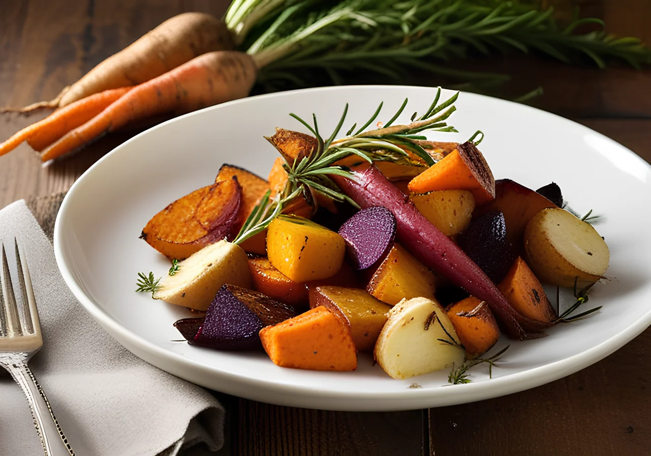Roasted Vegetables with Garlic and Thyme