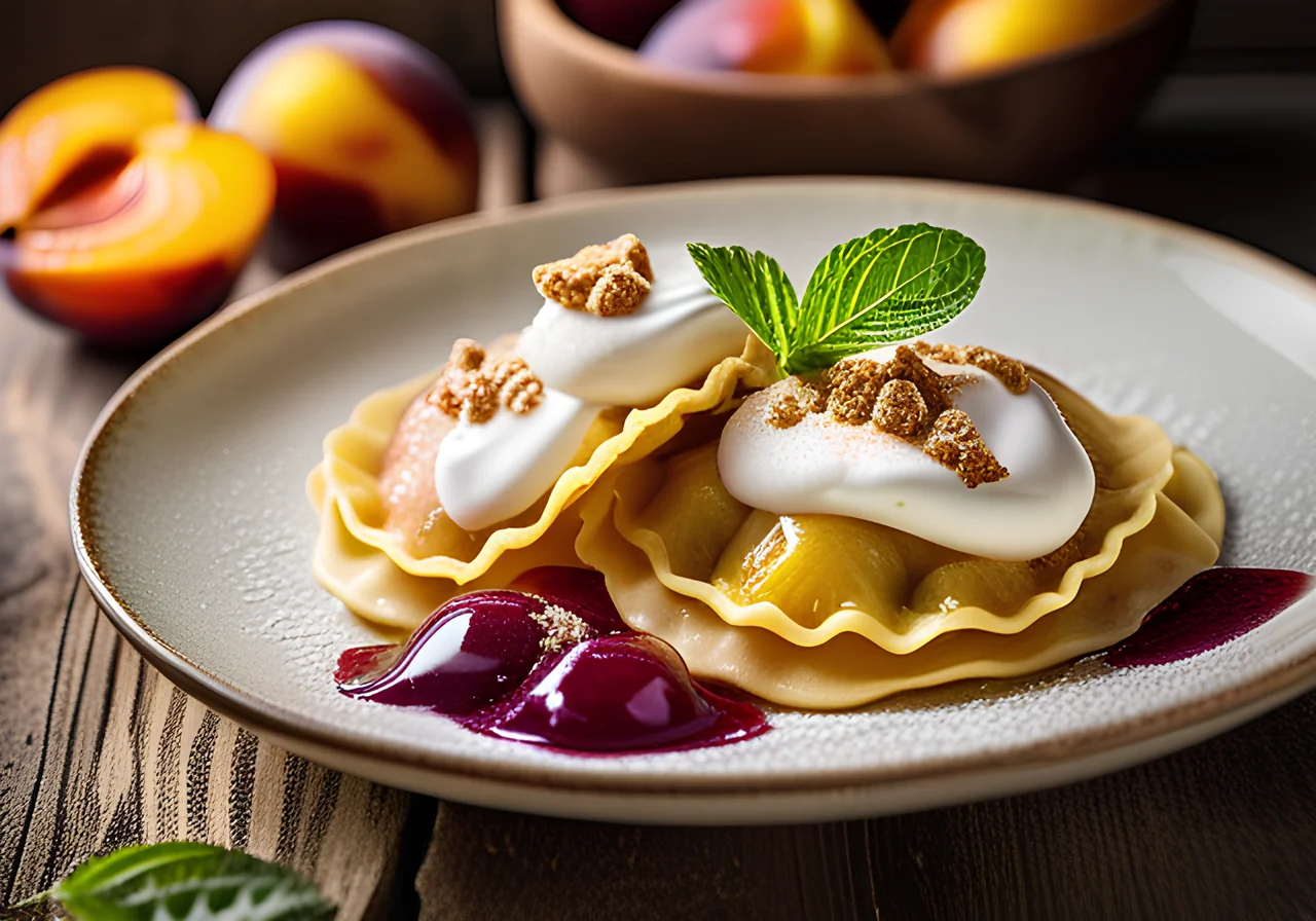 Plum Ravioli