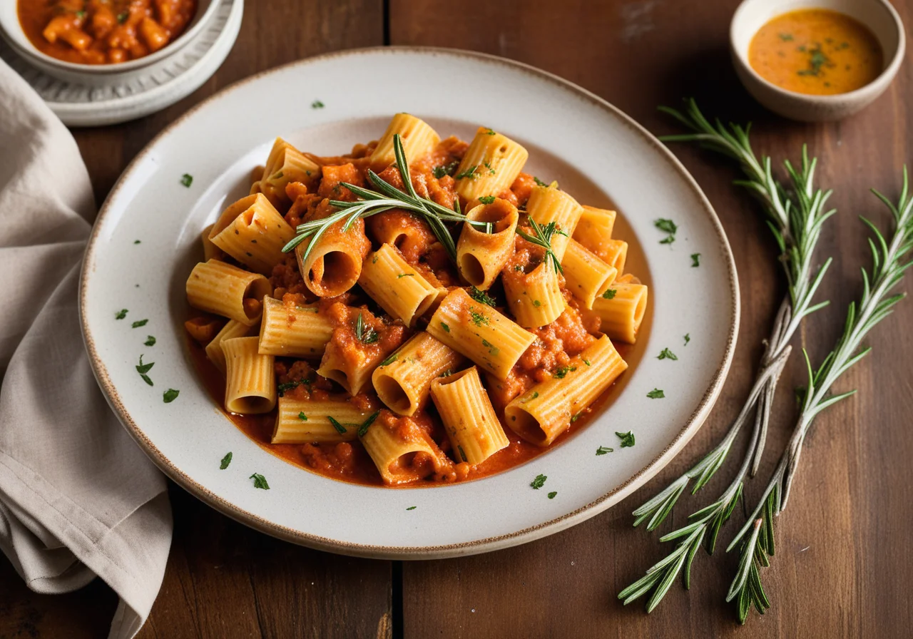 Pasta with Lentil Sauce