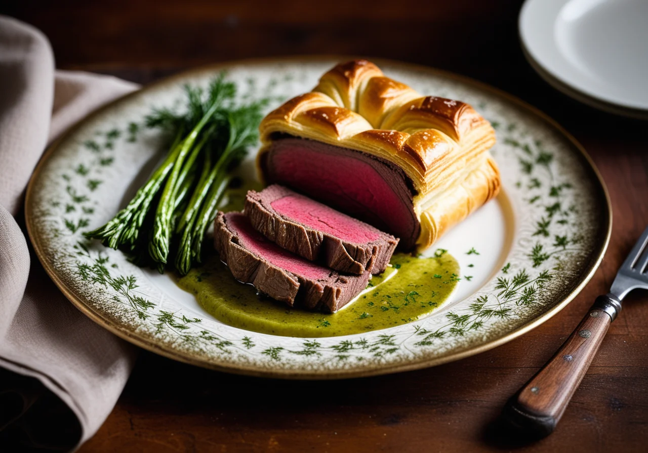 Herb Beef Fillet in Puff Pastry