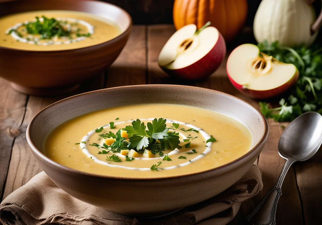 White Cabbage Pumpkin Soup